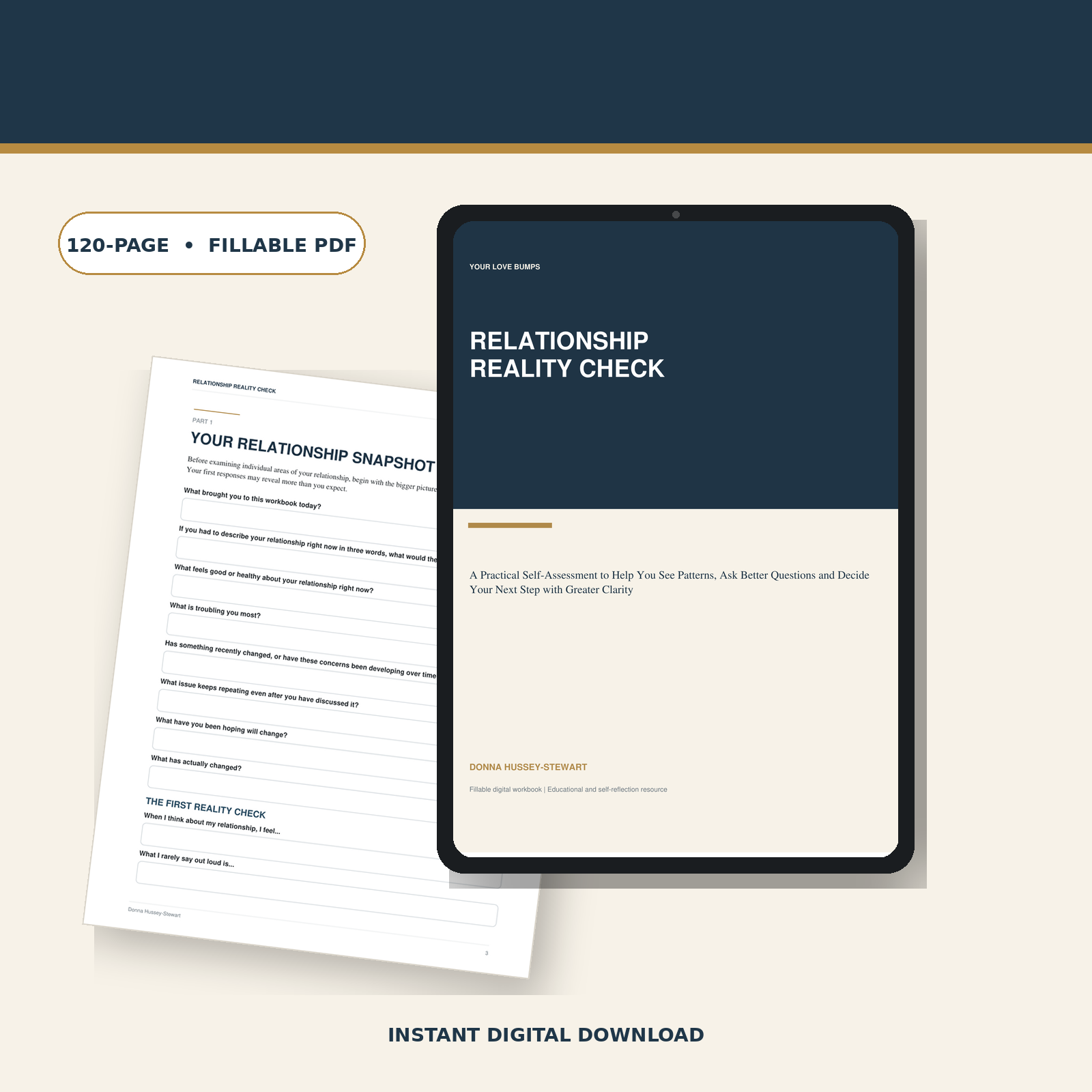 Relationship Reality Check fillable workbook